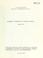 Cover of: Holomorphic differentials as functions of moduli.