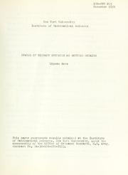 Cover of: Spaces of Riemann surfaces.