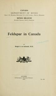 Cover of: Feldspar in Canada