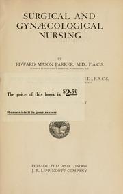 Cover of: Surgical and gynæcological nursing