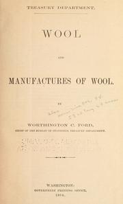 Cover of: Wool and manufactures of wool