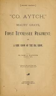 Cover of: "Co. Aytch". by Samuel Rush Watkins