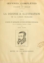 Cover of: Oeuvres complètes.: Avec un commentaire historique et critique par Léon Séché.