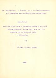 Cover of: An investigation of sodamide and of its reaction-products with phosphorus and with phosphorus pentachloride. by William Phillips Winter