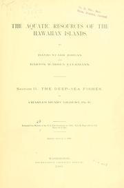 Cover of: deep-sea fishes [of the Hawaiian Islands]