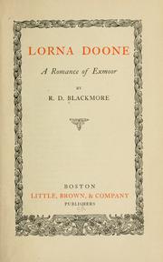 Cover of: Lorna Doone by R. D. Blackmore