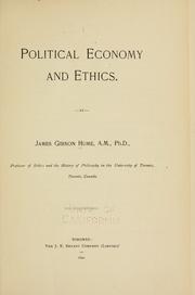 Political economy and ethics by James Gibson Hume