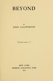 Cover of: Beyond by John Galsworthy