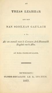 Cover of: An treas leabhar air son nan sgoilean G'lach by Church of Scotland. General Assembly