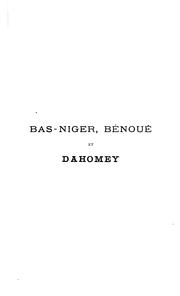 Cover of: Bas-Niger, Bénoué Dahomey