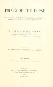 Cover of: Points of the horse by M. Horace Hayes