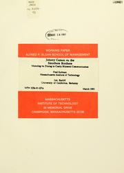 Cover of: Johnny Carson vs. the Smothers Brothers: monolog vs. dialog in costly bilateral communications