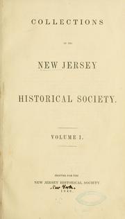 East Jersey under the proprietary governments by William A. Whitehead