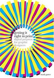Getting it right in print by Mark Gatter