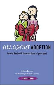 Cover of: All About Adoption | Anne Lanchon