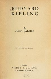 Cover of: Rudyard Kipling