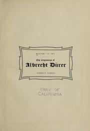 Cover of: Durer (engravings)