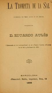 Cover of: La trompeta de la sal by Eduardo Aulés Garriga