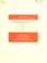 Cover of: Exchange rate dynamics with sticky prices