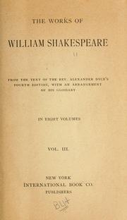 The Works of William Shakespeare in Eight Volumes. Volume III (King Richard III / Love's Labour's L…