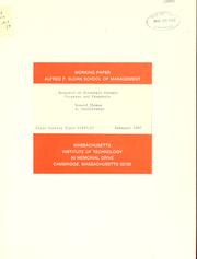 Cover of: Research on strategic groups: progress and prognosis