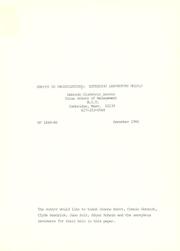 Cover of Groups in organizations
