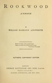 Cover of: Rockwood by William Harrison Ainsworth