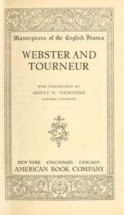Cover of: Webster and Tourneur by John Webster