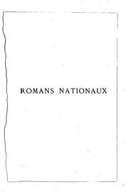 Cover of: Romans nationaux