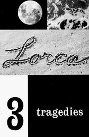 Cover of: Three Tragedies by Federico García Lorca