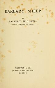 Cover of: Barbary sheep. by Robert Smythe Hichens