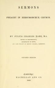 Cover of: Sermons preacht in Herstmonceux church. by Julius Charles Hare