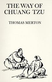 The way of Chuang Tzu by Thomas Merton