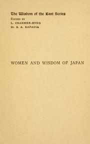 Cover of: Women and wisdom of Japan by Kaibara, Ekiken