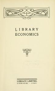 Library economics