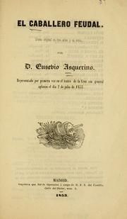 Cover of: El caballero feudal by Eusebio Asquerino