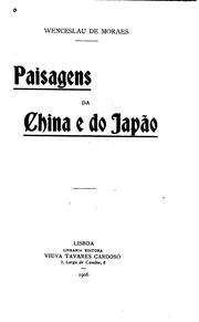 Cover of: Paisagens da China e do Japão