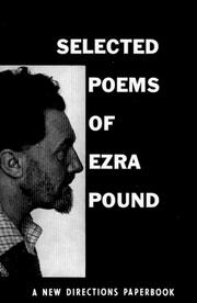 Cover of: Selected Poems by Ezra Pound