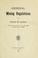 Cover of: General mining regulations of the state of Bahia for execution of Law no. 624 of September 9, 1905.