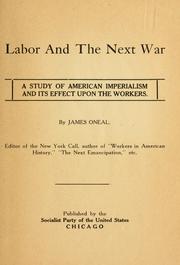 Labor and the next war by James Oneal