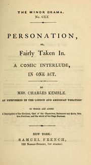 Personation, or, Fairly taken in by Marie Thérèse (De Camp) Kemble