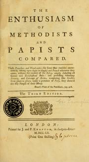 Cover of: enthusiasm of Methodists and papists compared. | Lavington, George