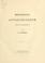 Cover of: Monographia Anthocoridarum orbis terrestris ...
