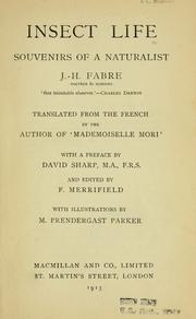 Cover of: Insect life by Jean-Henri Fabre