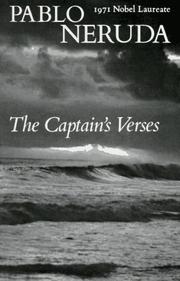 Cover of: The captain's verses =: (Los versos del capitán)