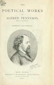 Cover of: The poetical works. by Alfred Lord Tennyson