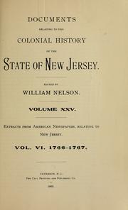 Cover of: Extracts from American newspapers relation to New Jersey