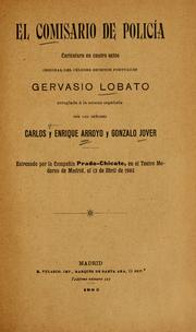Cover of: El comisario de policía by Gervásio Lobato