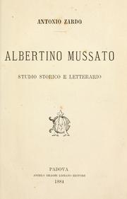 Albertino Mussato by Antonio Zardo