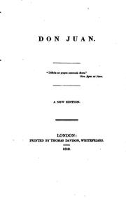 Cover of: Don Juan.